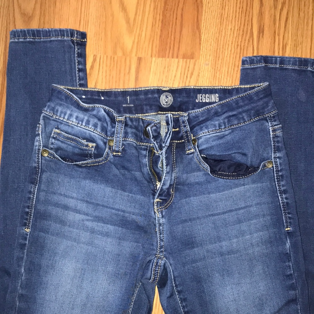 Blue Jeggings